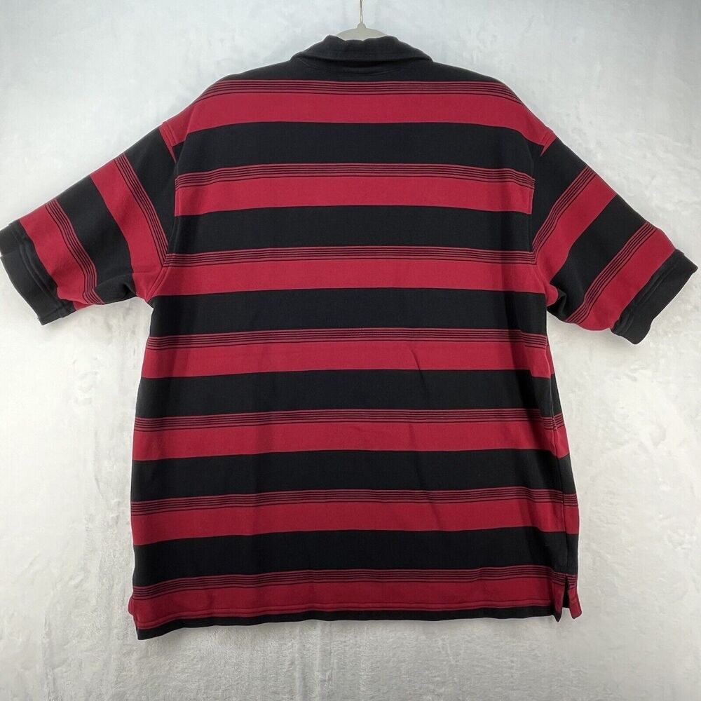 Rocawear‎ Polo Shirt Mens XL Short Sleeve Rugby Striped 90s